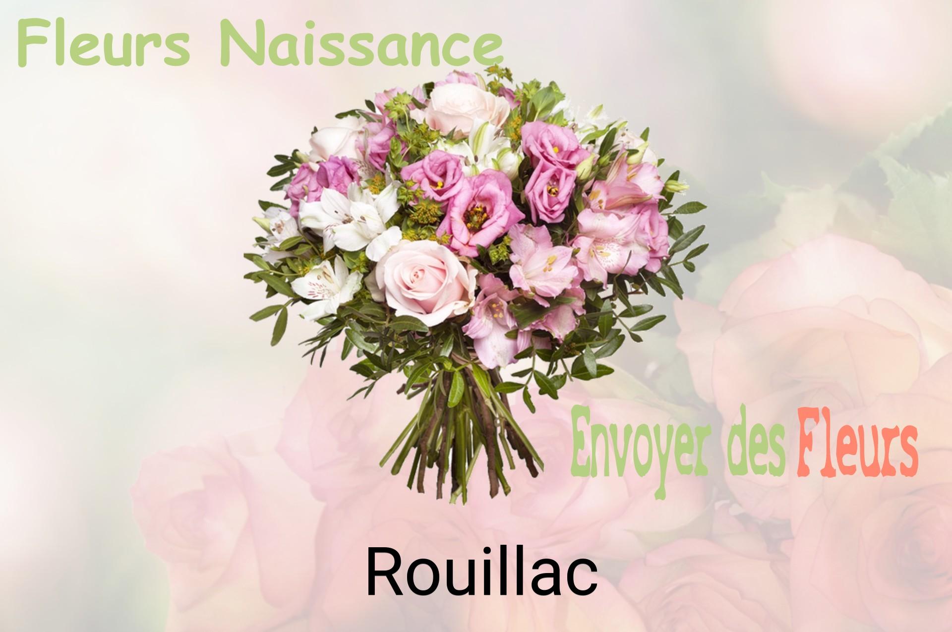 Bouquet de fleurs de naissance livré à Rouillac